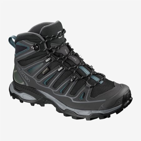 Scarpe Trekking Salomon X ULTRA MID 2 W SPIKES GTX Donna Nere IT 9-K23